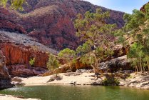 Водозабор в ущелье Ормистон, Национальный парк Западный Макдоннелл, Северная территория, Австралия — стоковое фото