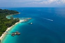 Pulau Perhentian Besar island, Tenrengganu, Malasia - foto de stock