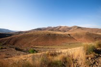 Drakensberg vista da montanha a partir da estrada para Rodes, Cabo Oriental, África do Sul — Fotografia de Stock