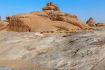 Montagna di arenaria, Al-Ula, Medina, Arabia Saudita — Foto stock