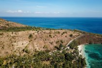 Luftaufnahme von Kecinan Beach, Lombok, Indonesien — Stockfoto