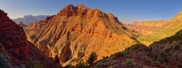 Blick auf den Grand Canyon vom oberen Tanner Trail, Arizona, USA — Stockfoto