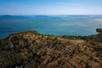 Вид с воздуха на пляж Кечинан, Ломбок, Индонезия — стоковое фото