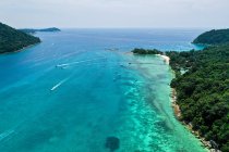 Turtle Point, Pulau Perhentian Besar island, Tenrengganu, Malasia - foto de stock