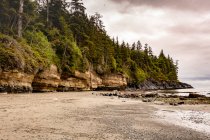 Mystic Beach, Vancouver Island, Columbia Británica, Canadá - foto de stock