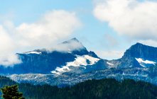 Paisaje de montaña costera, Isla de Vancouver, Columbia Británica, Canadá - foto de stock