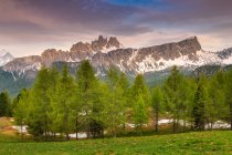 Croda da Lago, Dolomites, Belluno, Veneto, Italy — Stock Photo