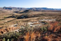 Вид на горы Дракенсберг с дороги в Родес, Восточная Капская провинция, Южная Африка — стоковое фото