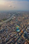Paysage urbain aérien, Tokyo, Honshu, Japon — Photo de stock