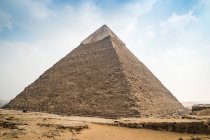 Пирамида Чефрен, комплекс пирамиды Гиза близ Каира, Египет — стоковое фото