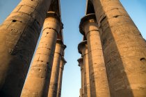 Колоннада Аменхотепа III, Храм Луксора, Луксор, Египет — стоковое фото