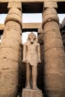 Sculpture outside the temple of Luxor, Luxor, Egypt — Stock Photo