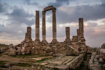 Templo de Hércules, Ammán, Jordania - foto de stock