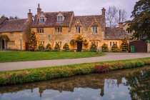 Lower Slaughter village, Cotswolds, Gloucestershire, Regno Unito — Foto stock