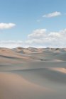 Sand dunes, mesquite flat sand dunes, Death Valley, California, United States — Stock Photo