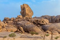 Formação de rochas no deserto, Arábia Saudita — Fotografia de Stock