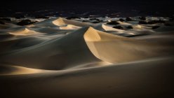 Mesquite Flat Sand Dunes, Death Valley, California, Estados Unidos - foto de stock