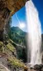 Johannes Waterfall in the Austrian Alps near Obertauern — Stock Photo