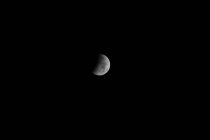 Luna llena durante un eclipse lunar total - foto de stock