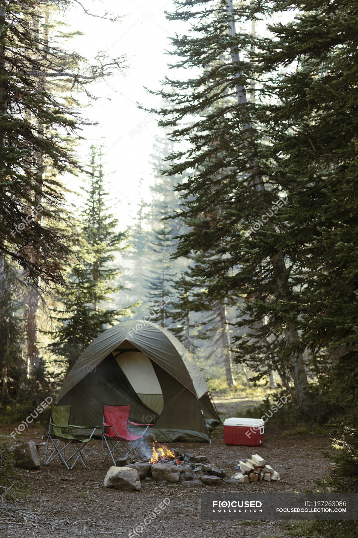 Empty camping place — shelter, utah - Stock Photo | #127263086