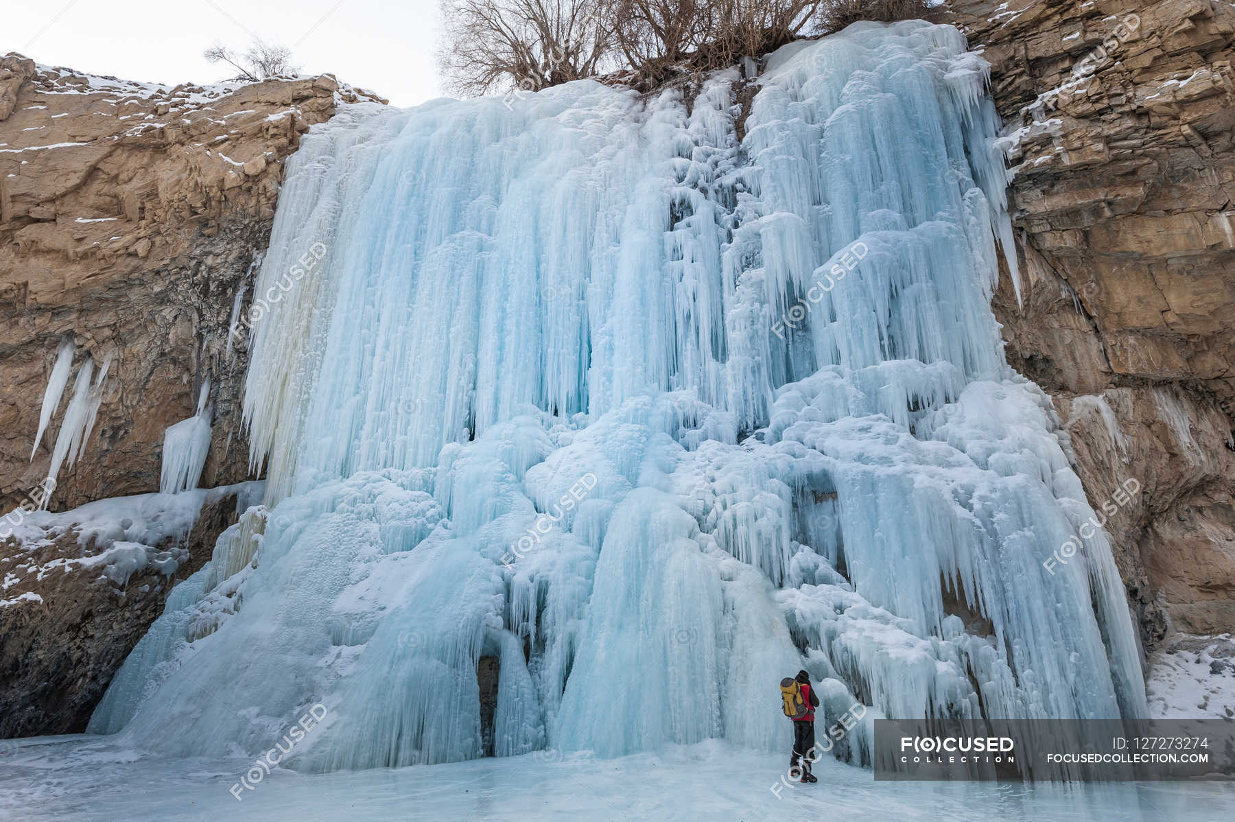 Красноярск Frozen Waterfall