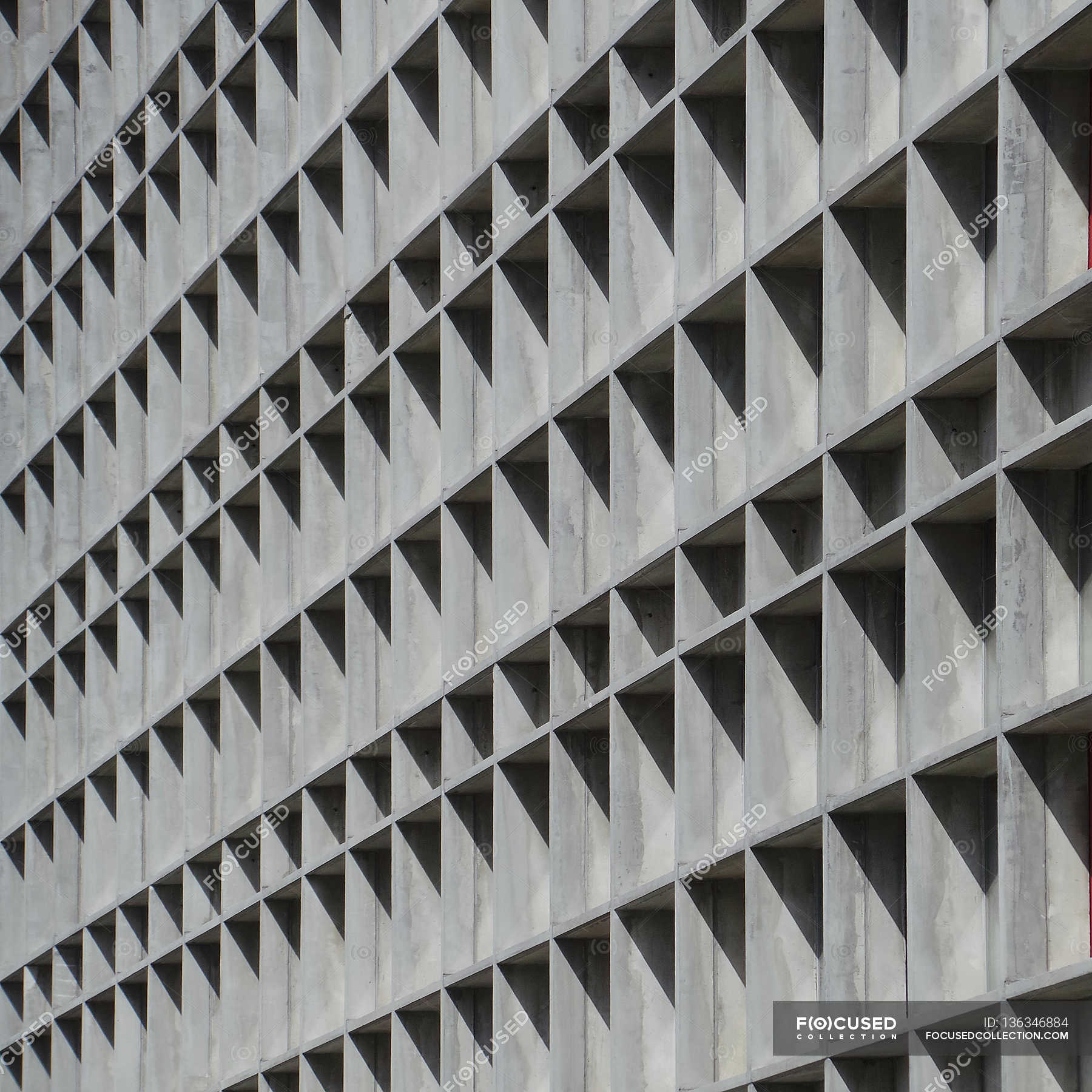 Facade of concrete building — architecture, Built Structure - Stock ...