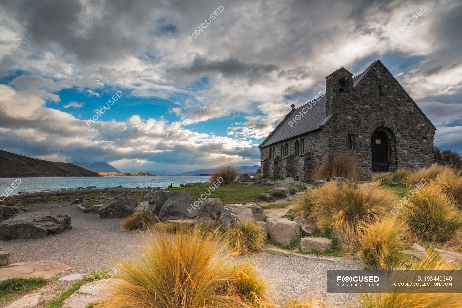 The Church of Good Shepherd, Lake Tekapo, Canterbury, New Zealand ...