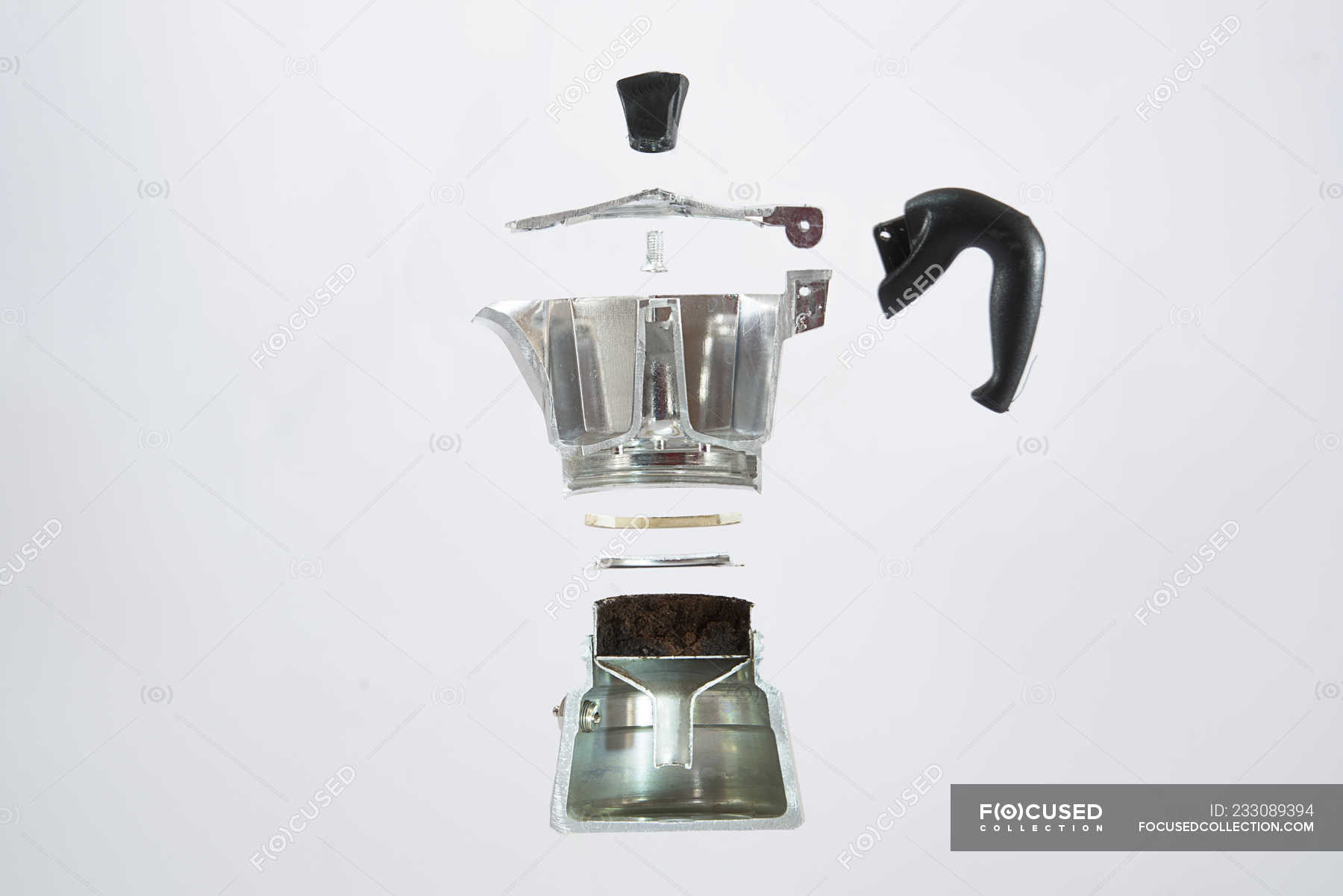 LUXHAUS Stovetop Espresso Maker -3 Cup Moka Pot Coffee Maker 100% Stainless