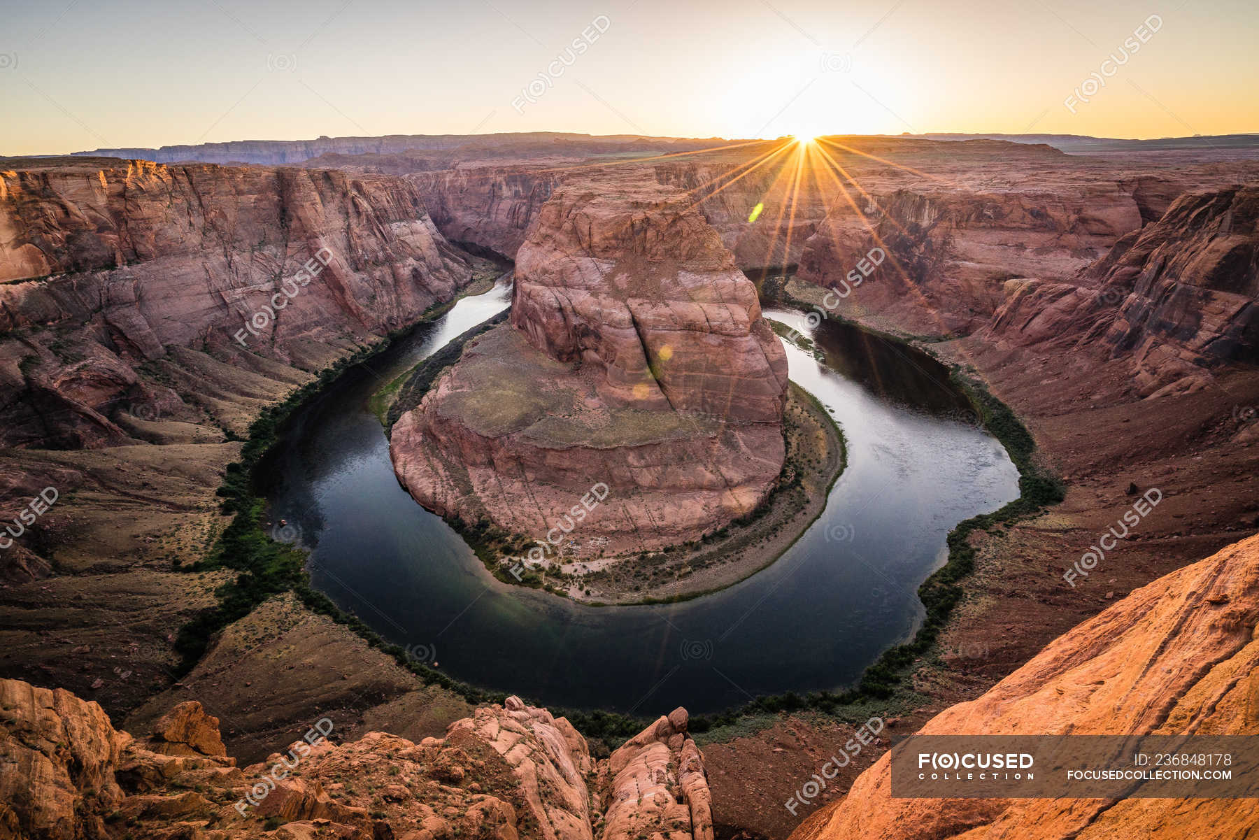 Glen canyon national, horseshoe bend — vacation, beach - Stock Photo ...