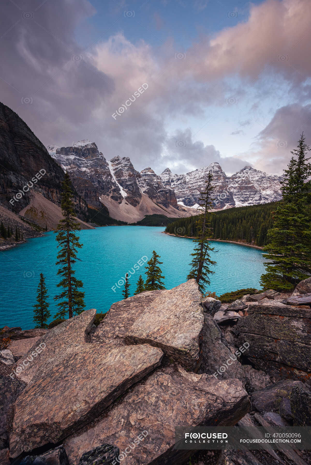 Moraine Lake Valley Of The Ten Peaks Banff National Park Alberta