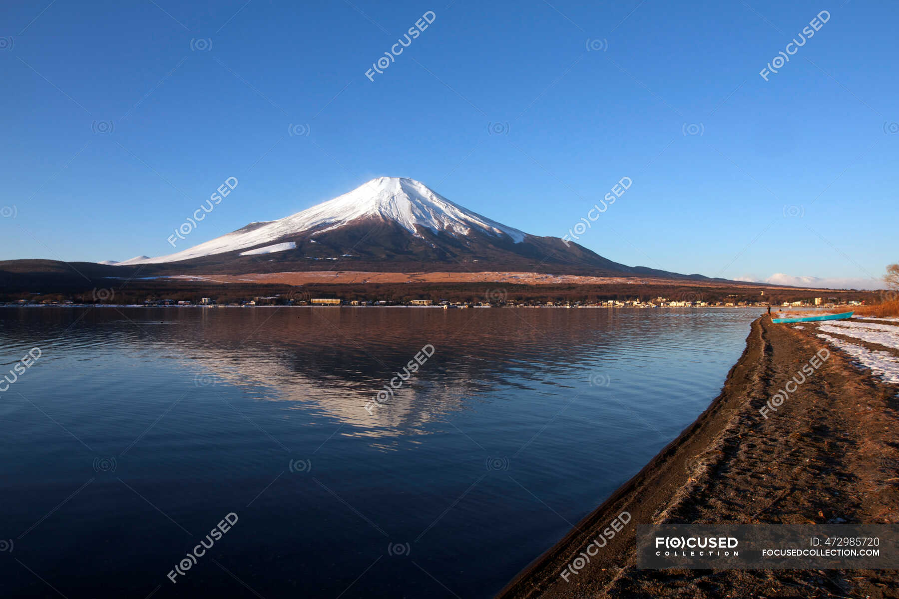 Mount Fuji, Honshu, Japan — Rural Scene, tranquil scene - Stock Photo ...