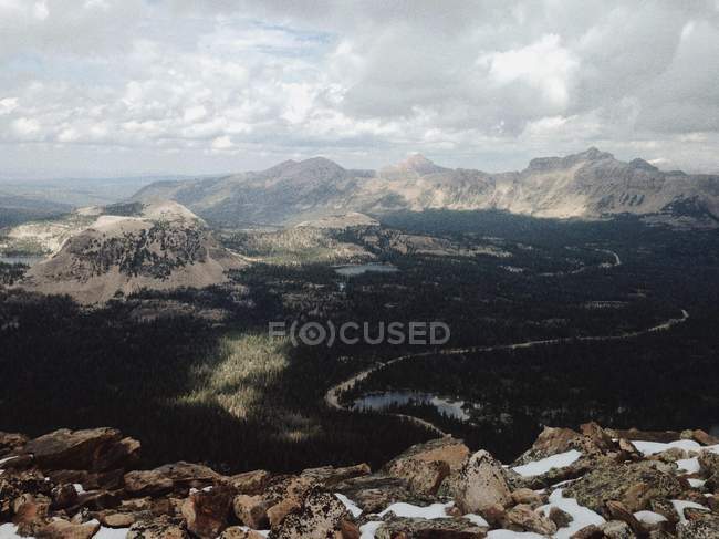 Вид з вершини Лиса гора — стокове фото