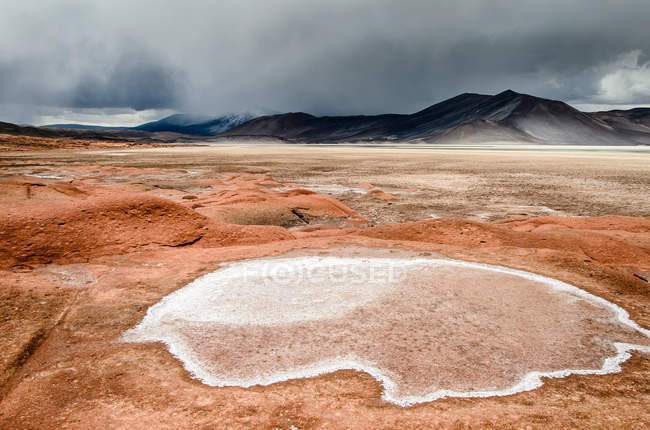 Paesaggio incredibile di rocce rosse — Foto stock