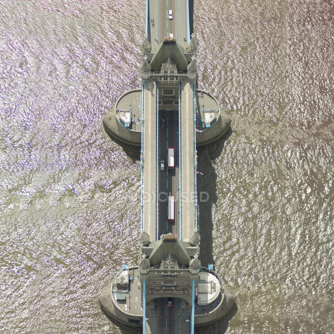 Вид с воздуха на Тауэрский мост — стоковое фото