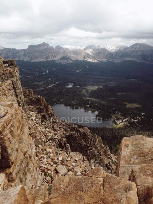 Vista elevada de Mirror Lake — Fotografia de Stock