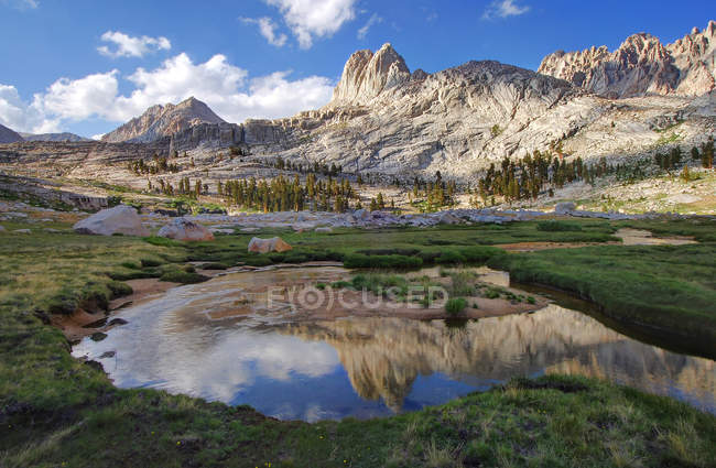 Reflections in Miter Basin — Stock Photo