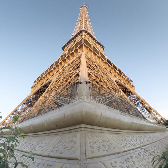 Vista de la Torre Eiffel - foto de stock