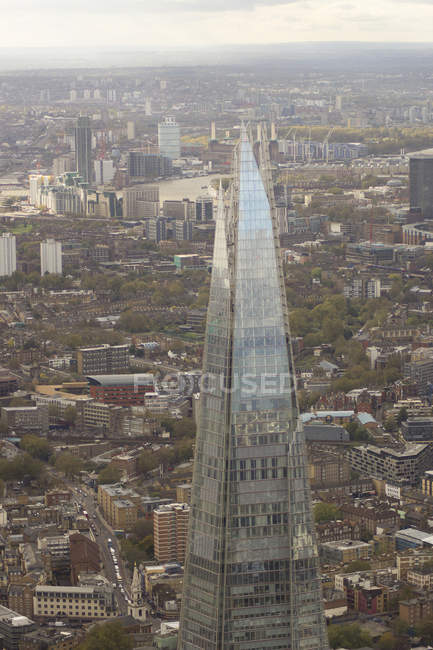 Cityscape with Shard building — Stock Photo