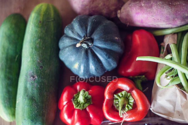 Nahaufnahme von frischem Gemüse — Stockfoto
