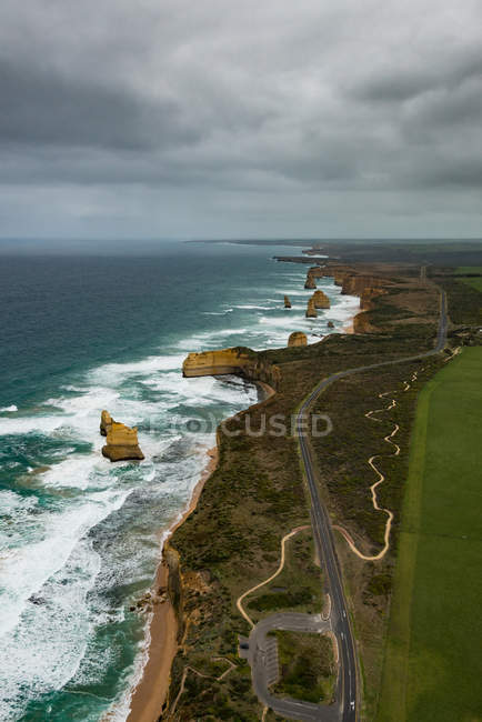 Strada del grande oceano, australia — Foto stock