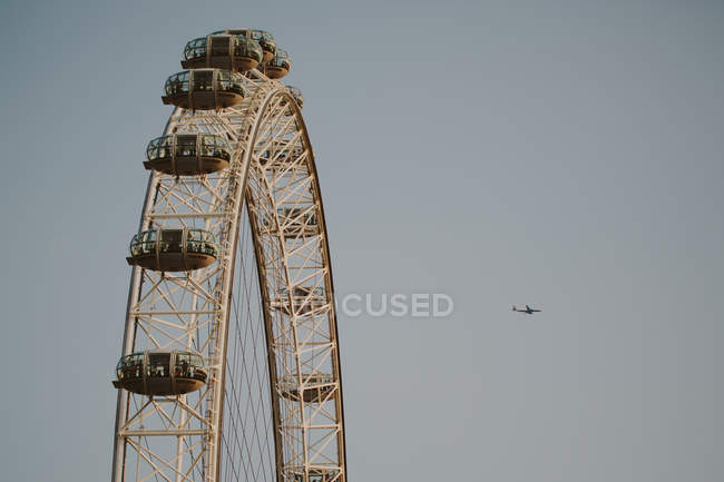 Londres, Millenium Wheel - foto de stock