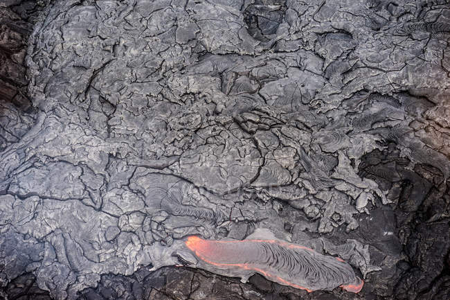 EUA, Havaí, Fluxo de lava — Fotografia de Stock