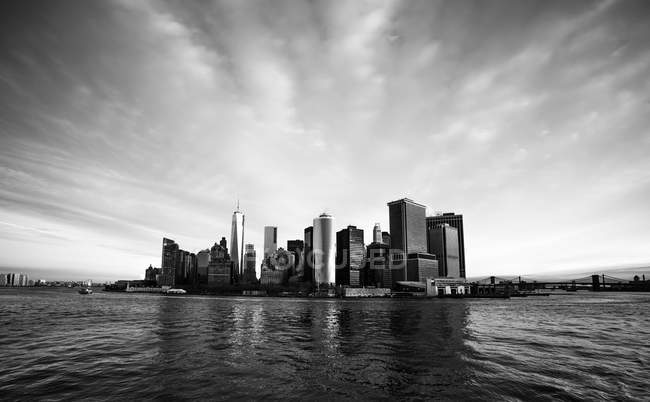 Gratte-ciel de Manhattan, new york — Photo de stock