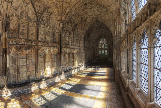 Kreuzgang der Kathedrale von Gloucester — Stockfoto