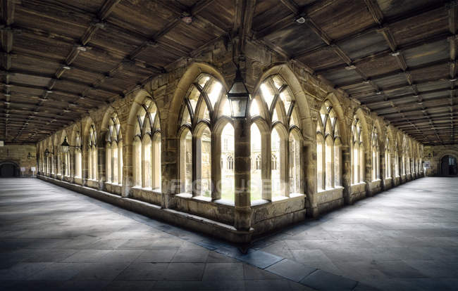 Cloister of Durham Cathedral — Stock Photo