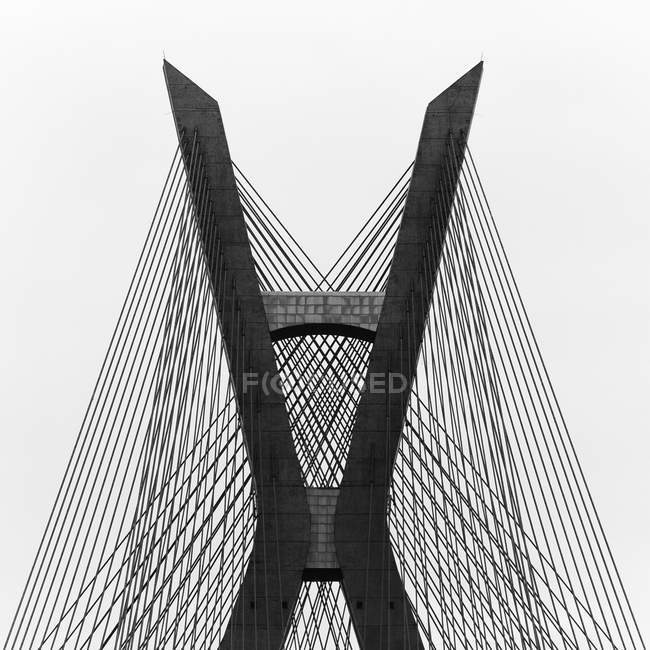 Sao Paulo, Puente Estaiada - foto de stock