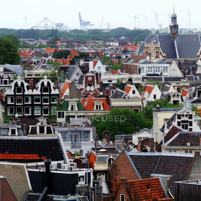 Blick von oben auf die Altstadt — Stockfoto