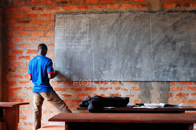República Centro-Africana, Bangui, Escola — Fotografia de Stock