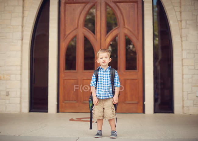 Portrait of little boy — Stock Photo