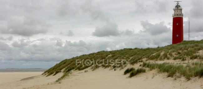 Vista sul faro di Texel — Foto stock